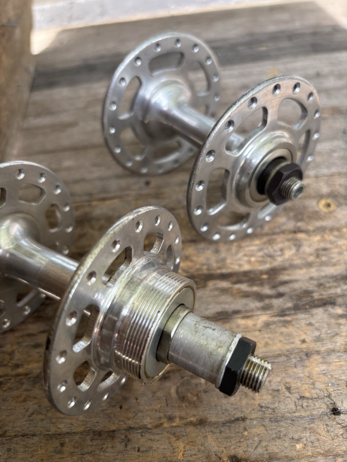 NOS SUNSHINE 36 Hole Road Bike Hubs, Front And Rear 100/126mm – Old School QR