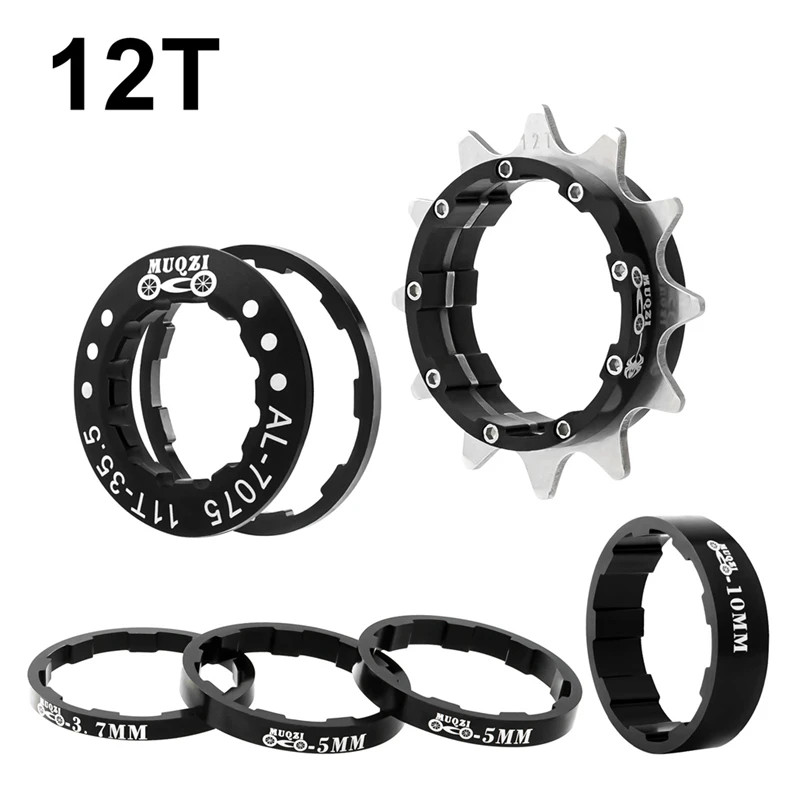 Single Speed Cassette Cog 12T-22T Bike Conversion Sprocket Gear Kit