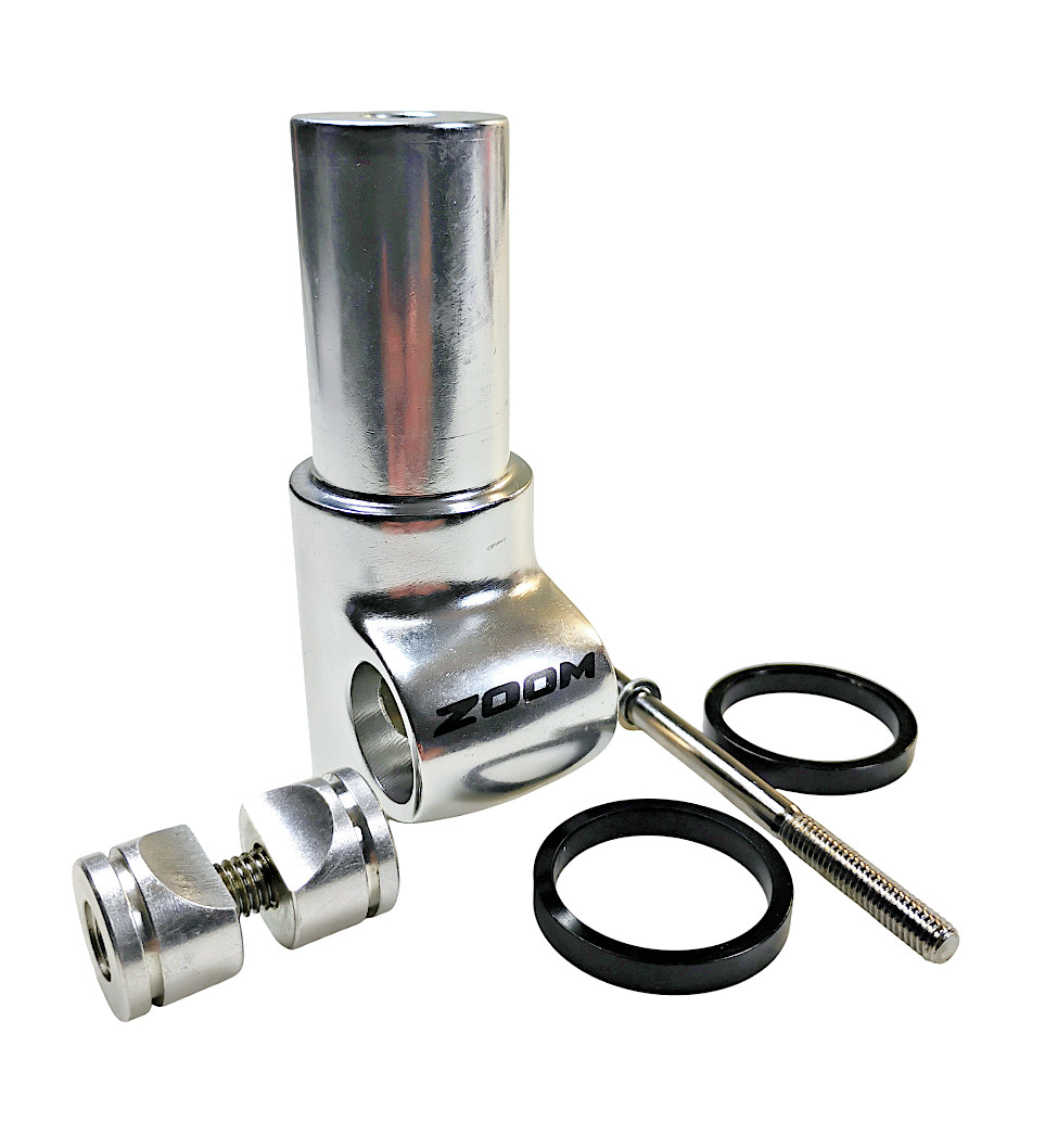 Zoom HeadsUp2 – 75mm Extension for 1-1/8 Inch Steerer Silver – SM2787