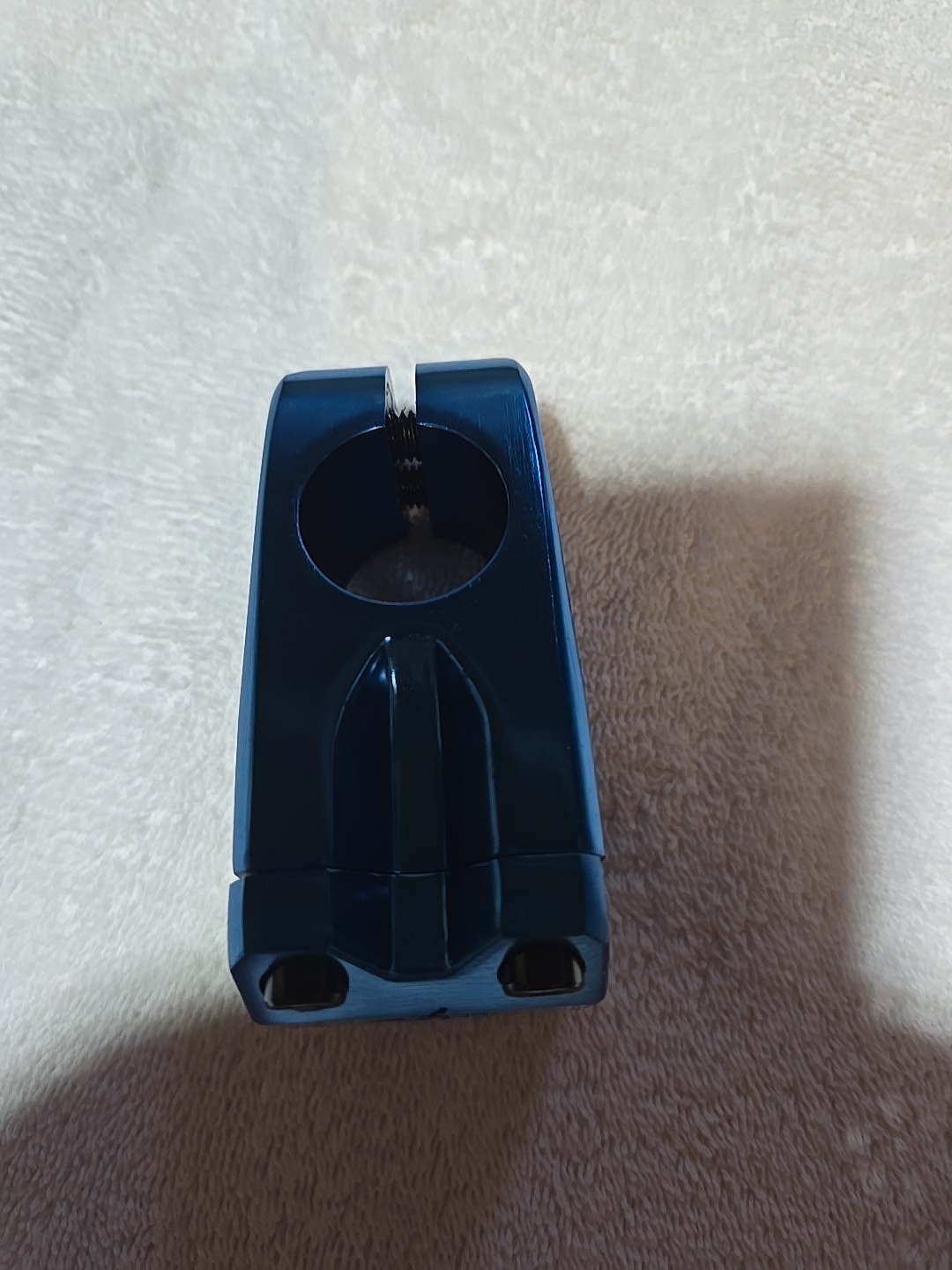 Origin8 Fix8 Stem Threadless Clamp 25.4mm Length 50mm 0 Deg Blue Aluminum BMX