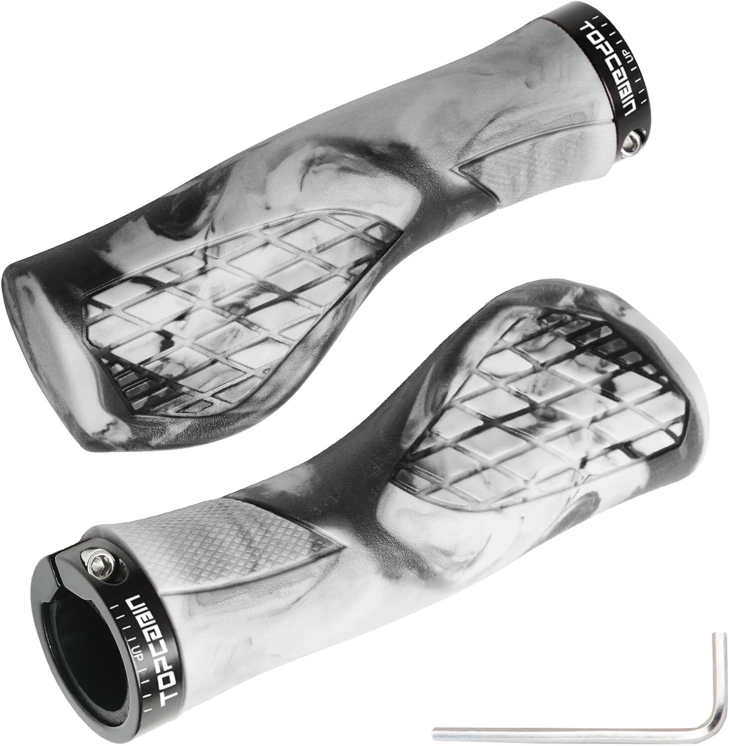 Aluminum Lock-on Ergonomic Bicycles Handlebar Grips for Mountain MTB BMX Bicycle