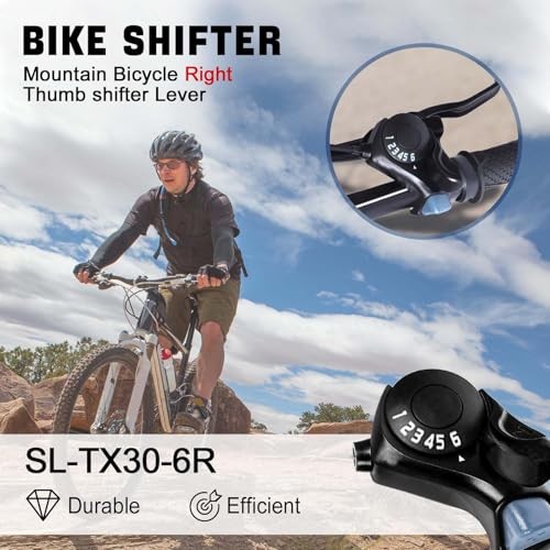 Bike Gear Shifter, SL-TX30-6R Speed Shift Lever and Set, One Pair SL-TX30-3×6