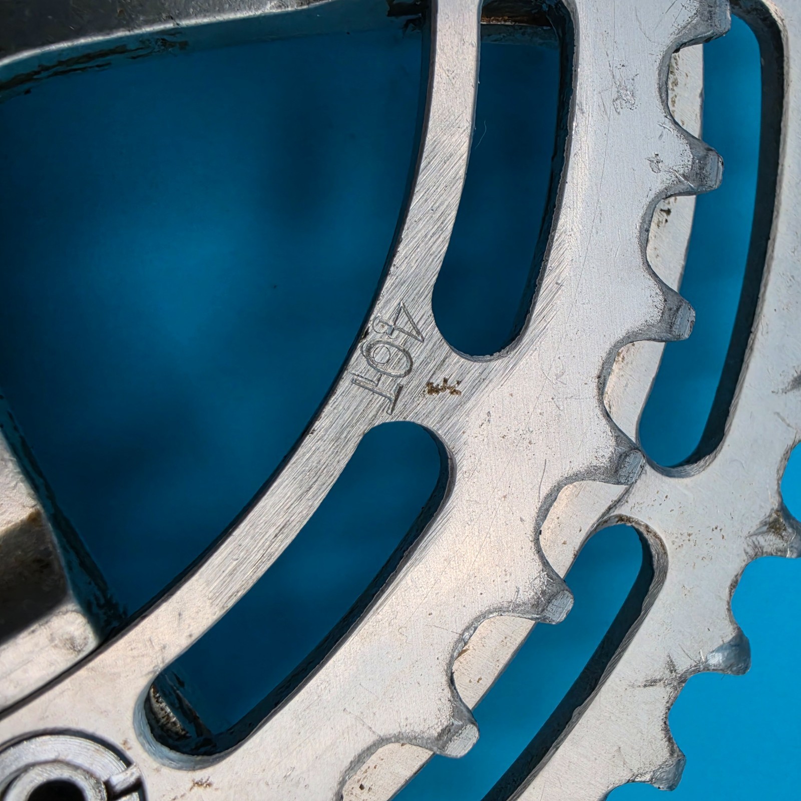 Vintage Takagi Double Square Taper Crankset 170mm MOTOBECANE 52/40t 130 BCD g6