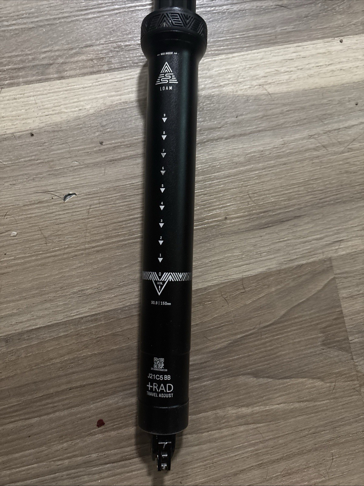 PNW Components Range Dropper Seat Post – 150 mm Length 30.9 mm Diameter – Black