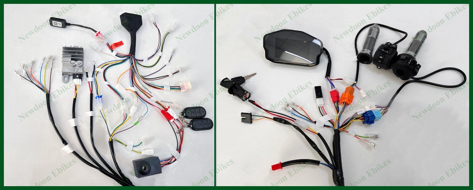 QS120 60H 2000W mid drive motor with gear box(1:2.35 radio)+ND72360 Controller.