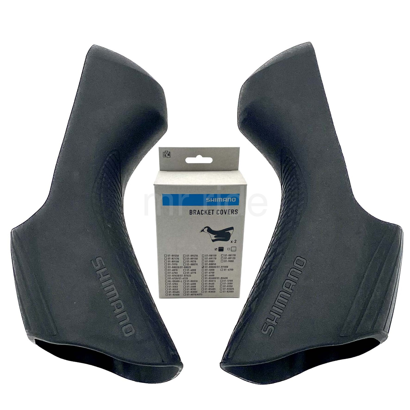 Shimano ULTEGRA ST-R8000 Bracket Cover/Hoods Set Black fit ST-R7000 Y0DK98010