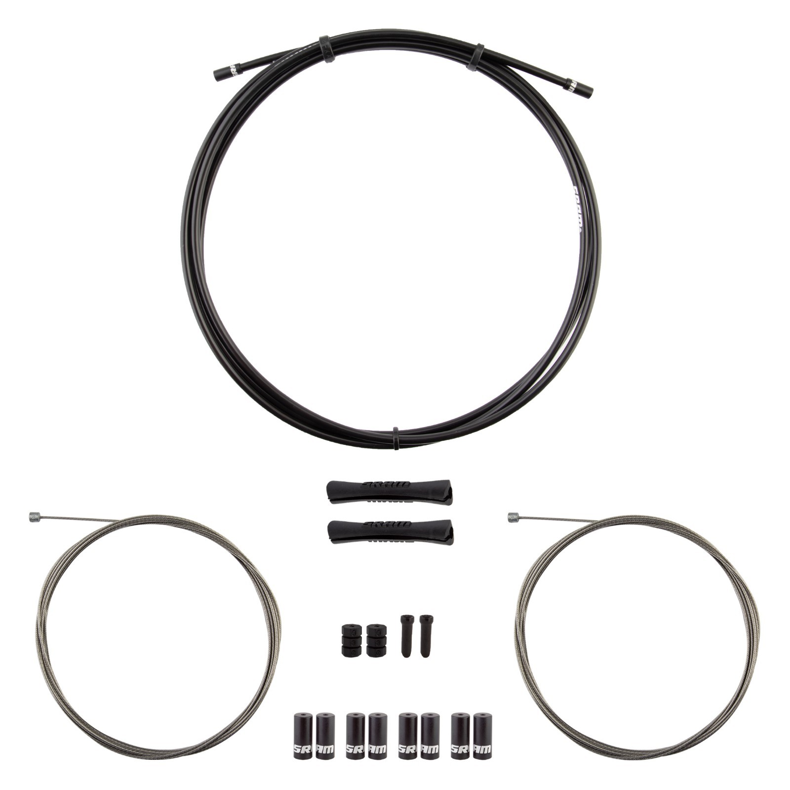 SRAM Stainless Steel Shift Cable and Housing Kit – Road/MTB, 4mm, Reinforced