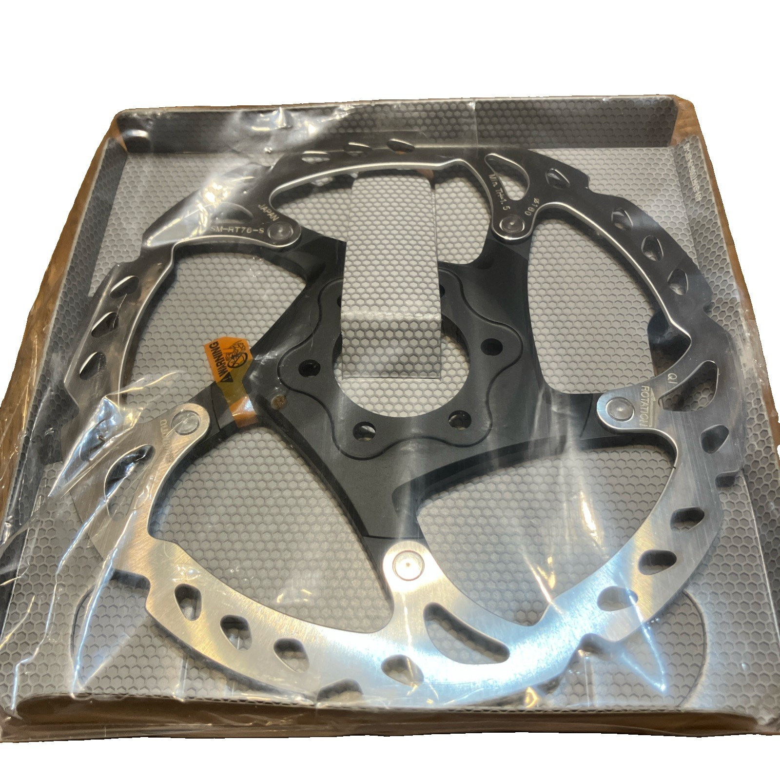 Shimano DEORE XT SM-RT76 Bike Disc Brake Rotor 6-Bolt 160mm