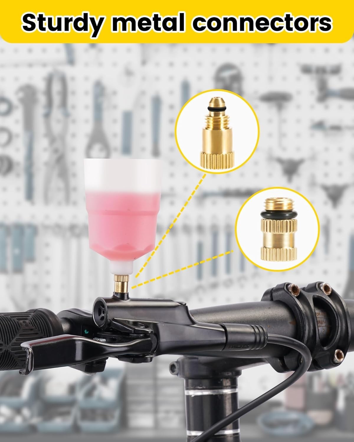 Brake Bleed Kit for Shimano, TEKTRO, TRP Hydraulic Disc Brakes. Bicycle Hydra…