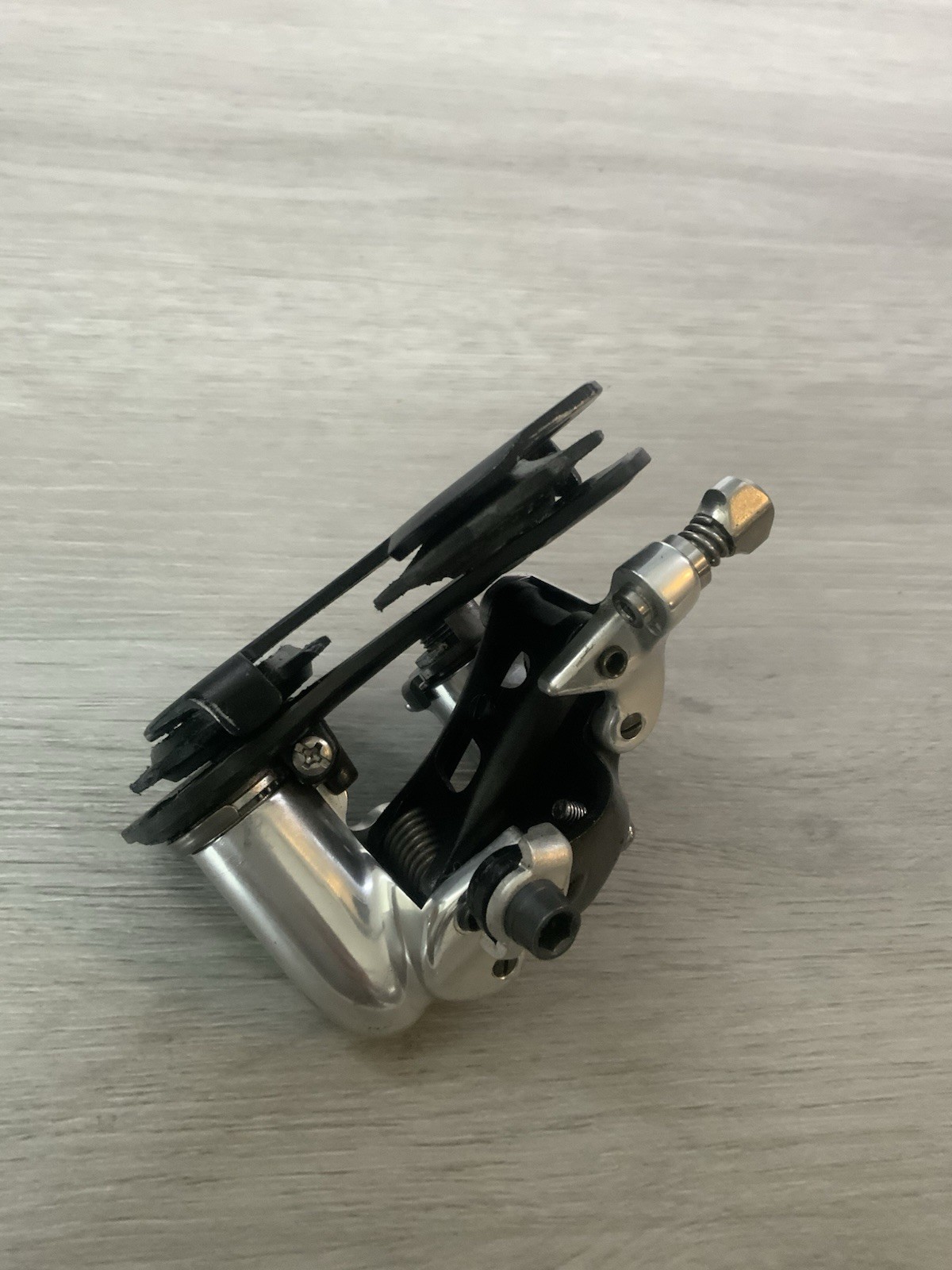 CAMPAGNOLO RECORD TITANIUM REAR DERAILLEUR CARBON TITANIUM 10 OR 9 SPEED