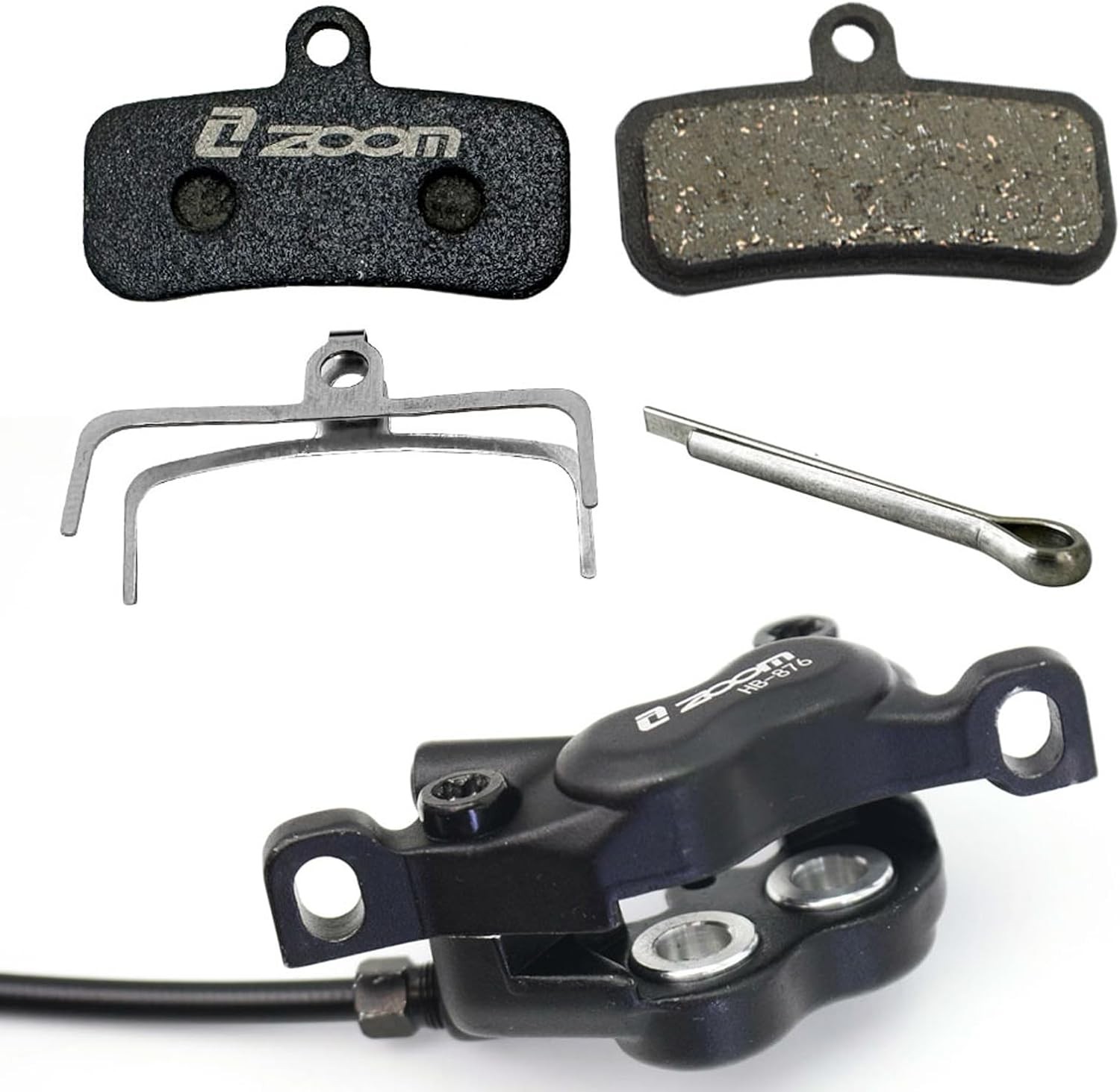 Zoom 4-Piston Semi-Metallic Brake Pads for Zoom HB876E XTR XT Surron SLX Saint