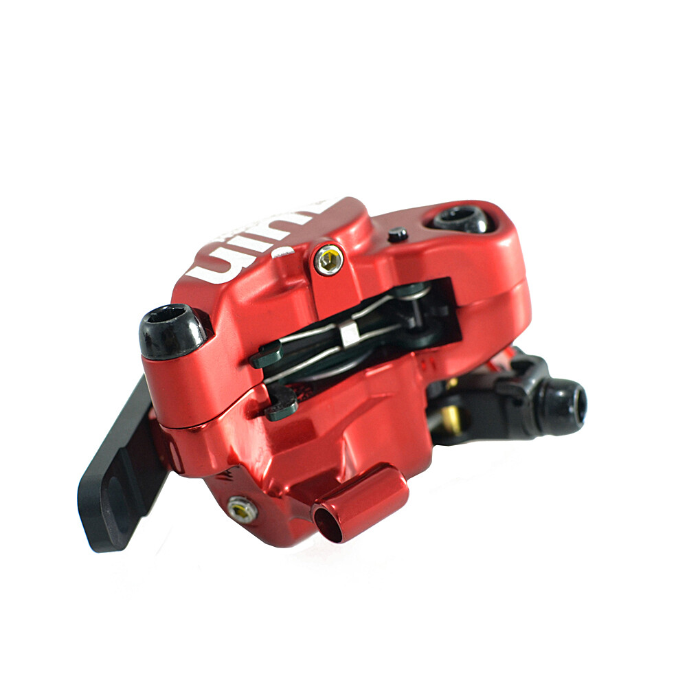 JUIN TECH F1 Hydraulic Flat mount Road CX Disc Brake set 160mm w/ Rotor ,Red