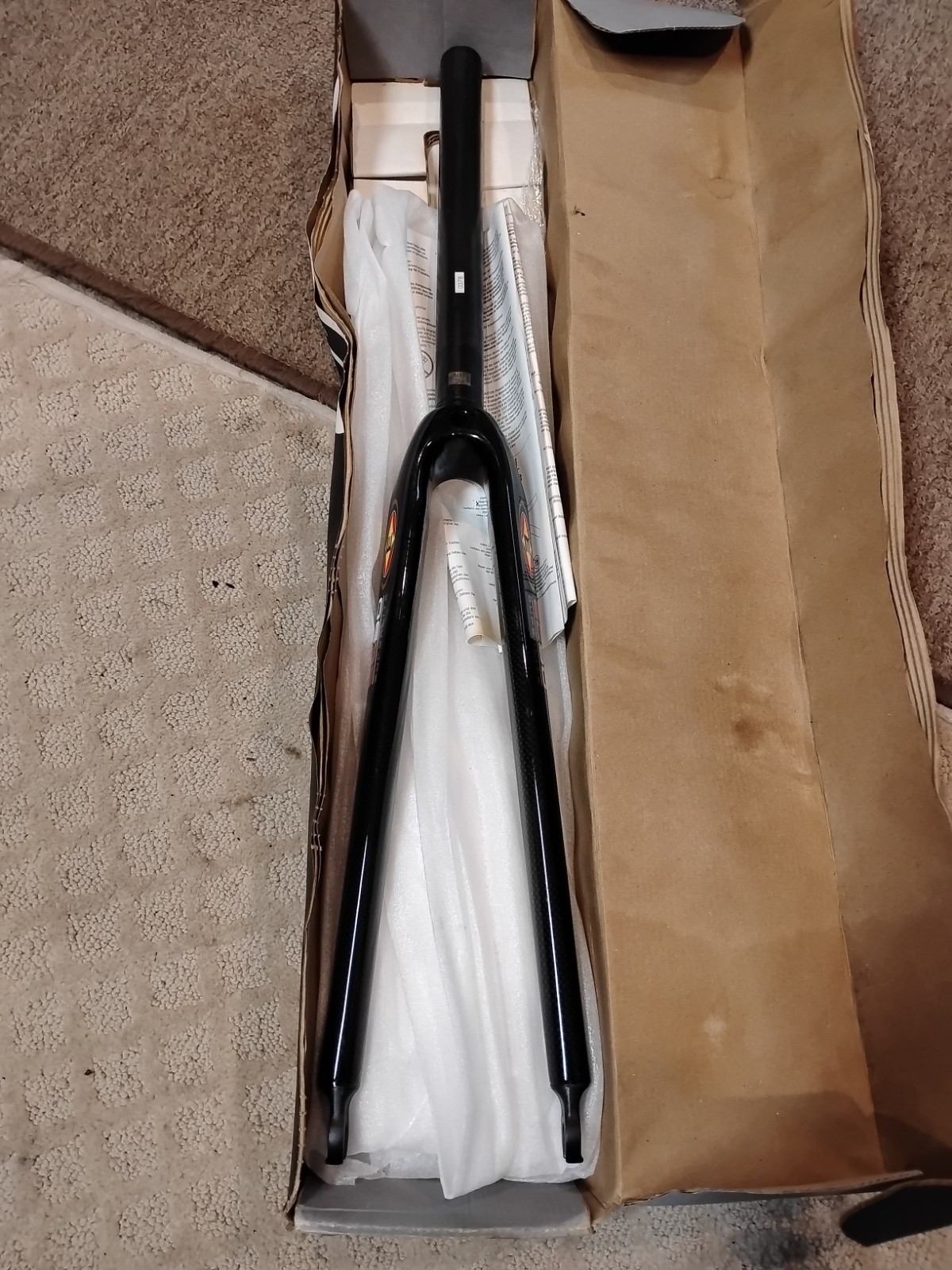 Easton EC90 SL Superlite Carbon Fiber Fork, NOS 300mm Steerer. New! 358g