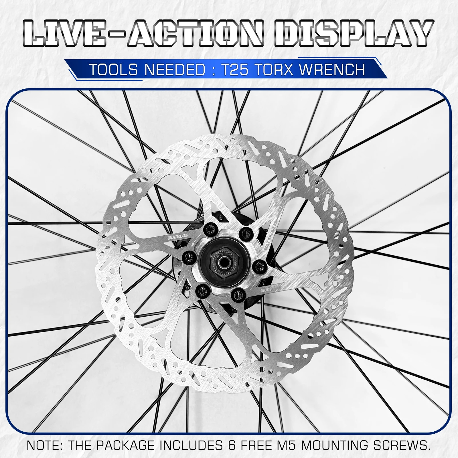 Bicycle Rotors 140Mm 160Mm 180Mm 203Mm Rotors Ultralight Stainless Steel Road Mo