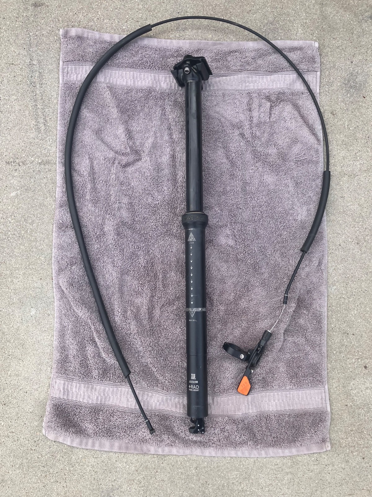 One up mtb dropper seat post 30.9/ with 31.6 adapter