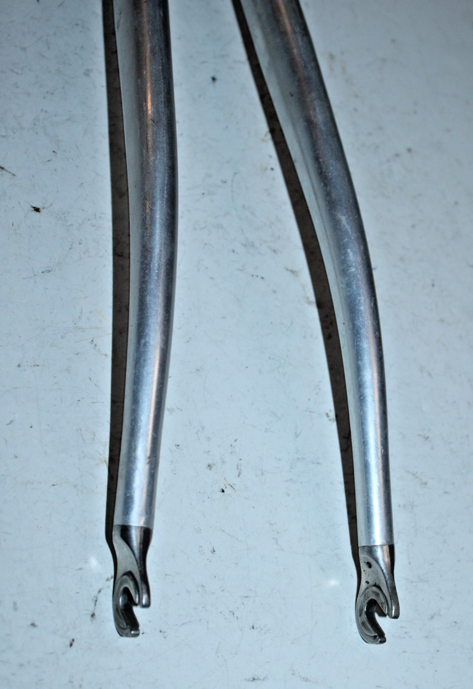 Vintage Road Hybrid Bike Fork 700c 1″ Threaded 177mm Silver Cafe Commuter Java ~