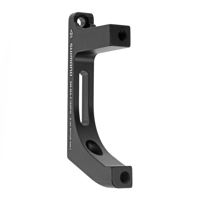 Shimano F160P/D Disc Brake Adaptor for 160mm Rotor 74mm Caliper Flat- Mount Fork