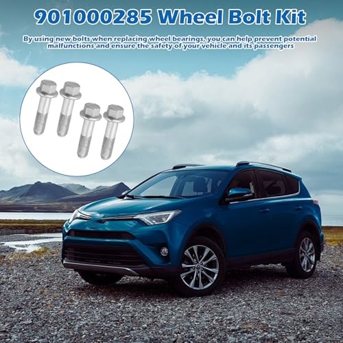 901000285 Wheel Bolt Kit, Compatible with Subaru Wheel Bearing Hub Connection