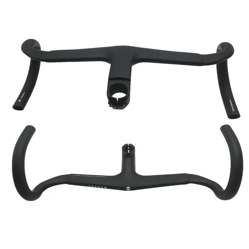 T1000 SLR 9 GEN 8 Carbon Drop Bar Road Bicycle Integrated Handlebar 28.6mm Fork