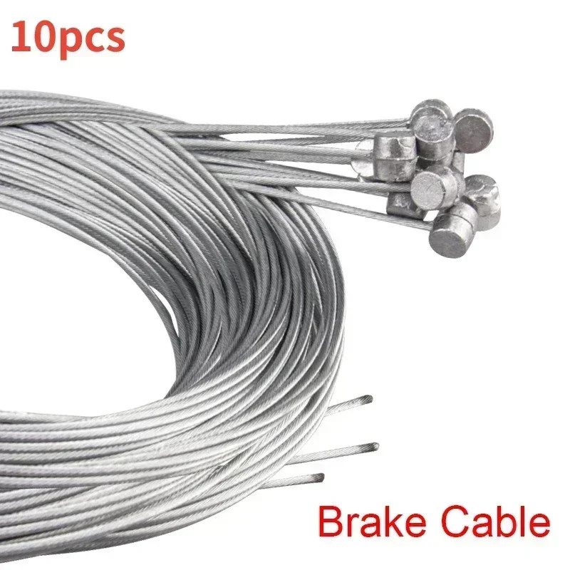 2M Bike Brake Shift Cable Stainless Steel Inner Wire Set 5-50pcs
