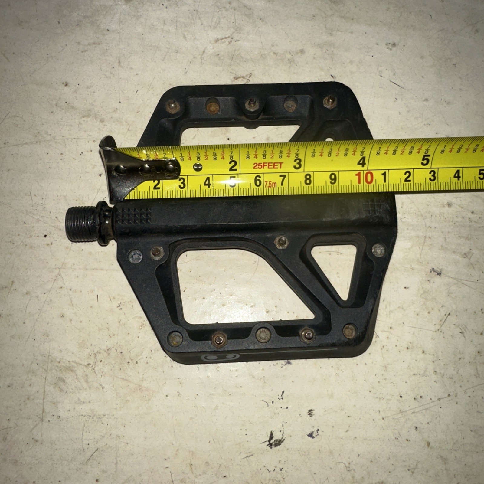 RIGHT Pedal Crank Brothers Stamp 1 Flat Platform Replace Black Mountain Bike Fix
