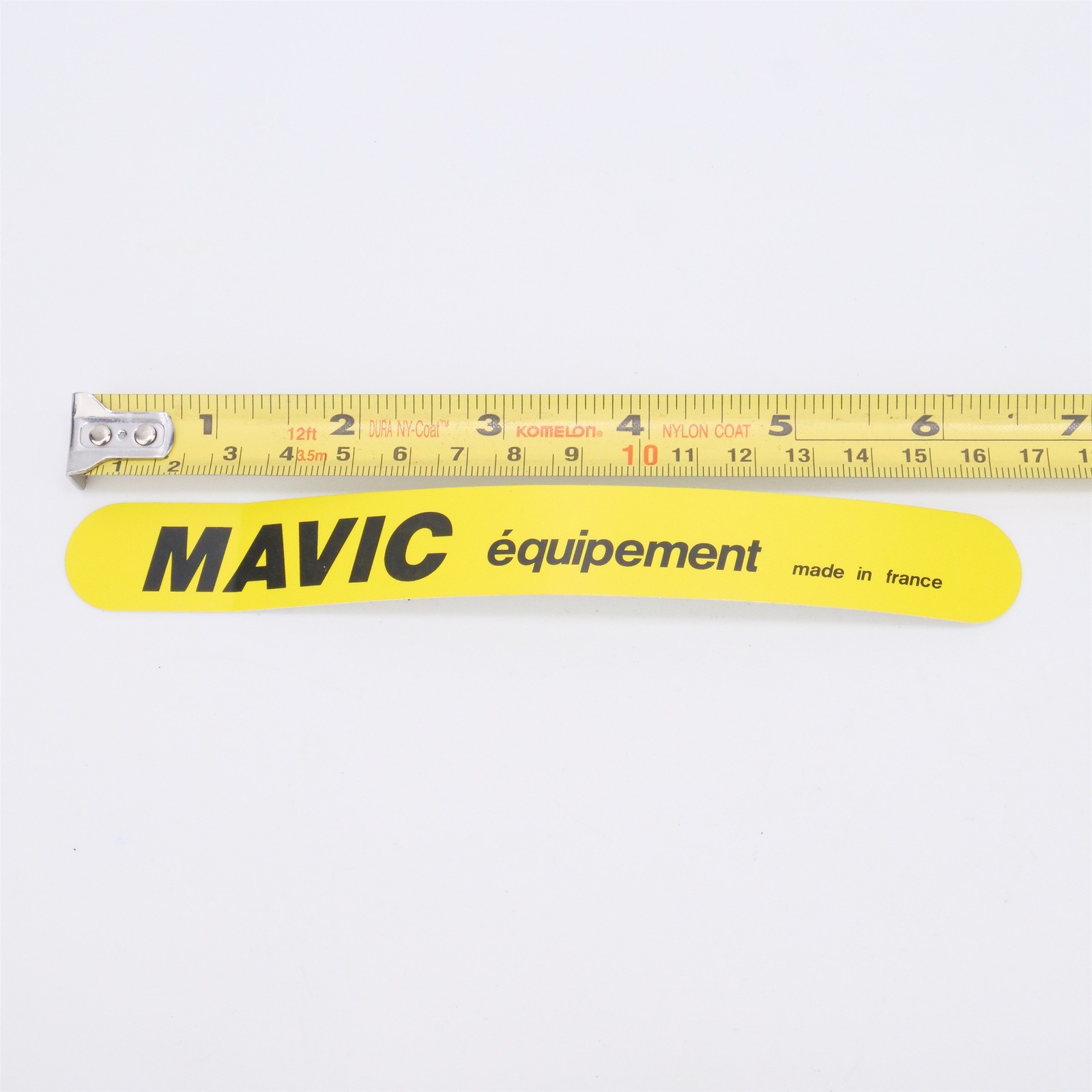 NOS Genuine Mavic Sticker Decal Yellow 6.5″x0.75″ Vintage