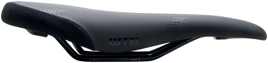 WTB Silverado Saddle – Black 280mm Width Steel Rails Microfiber Cover