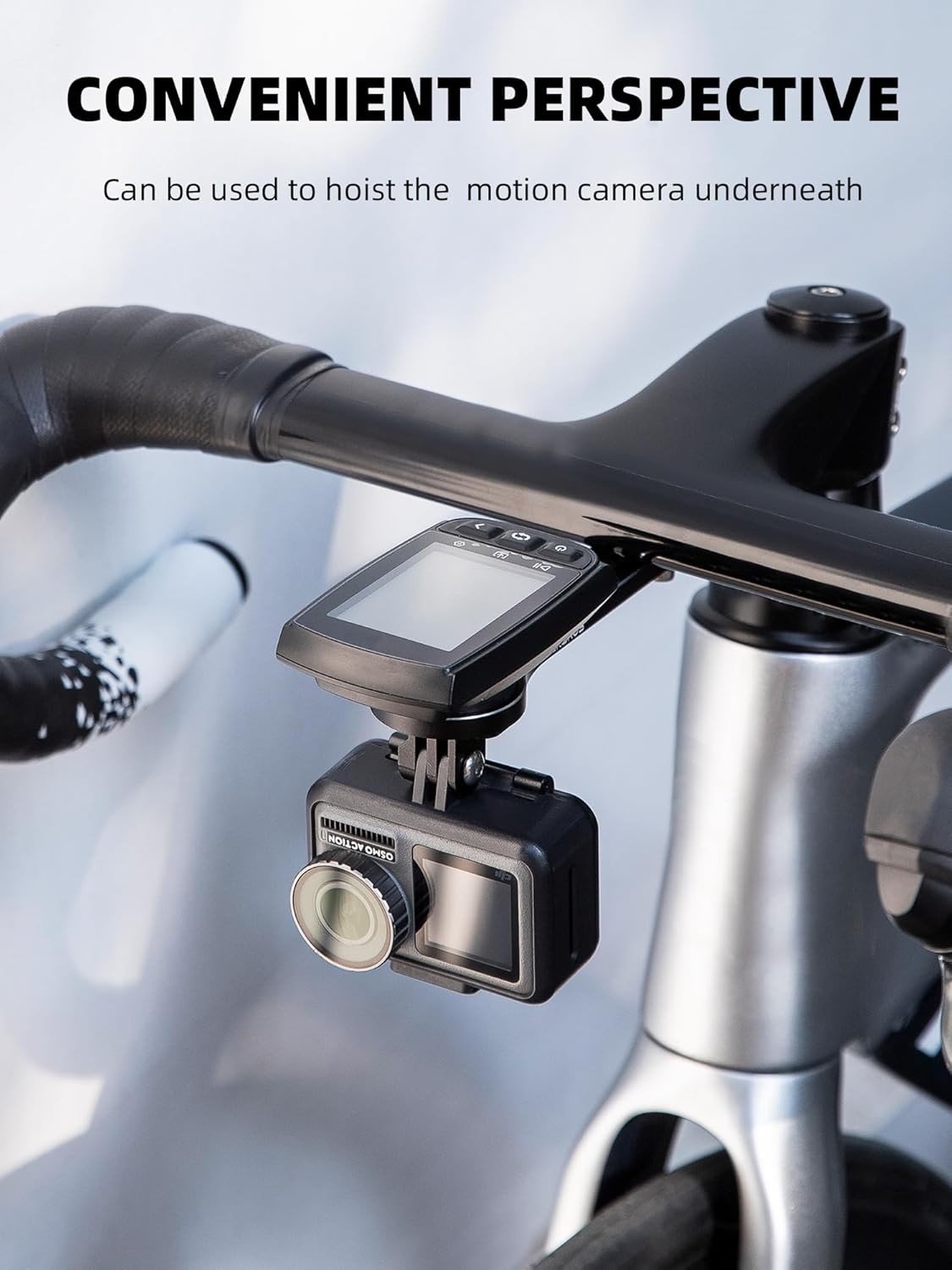 Bike Computer Out Front Mount Aluminum Holder for Garmin iGPSPORT Bryton Cateye