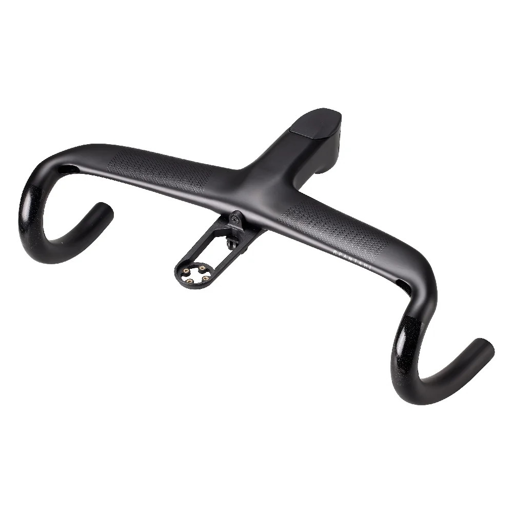 Carbon Fiber Gravel Road Bike Integrated Cockpit OD2 Handlebar -10° for 31.8mm