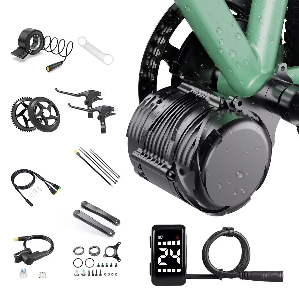 Tongsheng TSDZ8 48V 750W Mid Drive Motor Kit Torque Sensor Ebike Conversion Kits
