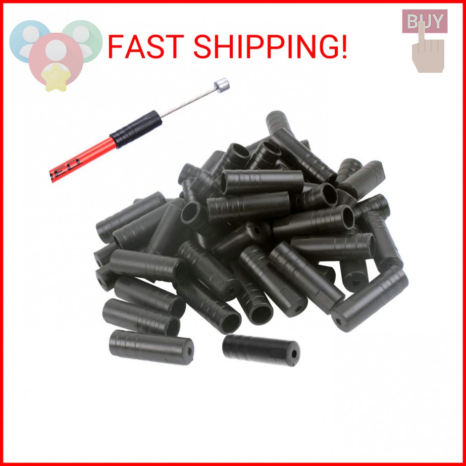 Saiper 200pcs Bike Derailleur Shift and Brake Wire Cable Housing Ferrule End Cap