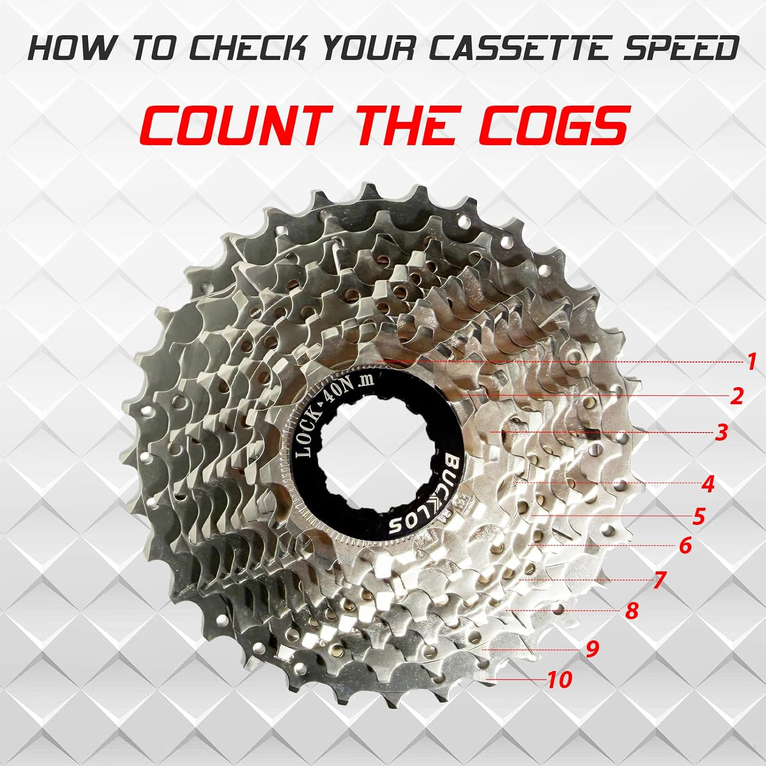 8/9/10/11/12 Speed Cassette Ultra-Light 11-25/28/32/34/36/40/42/46/50/52