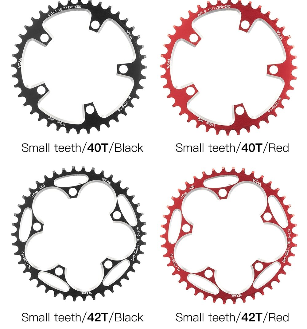 Road Bike Narrow Wide Teeth Chainring 36T 38T 40T 50T58T Bike 110BCD Chainwheel