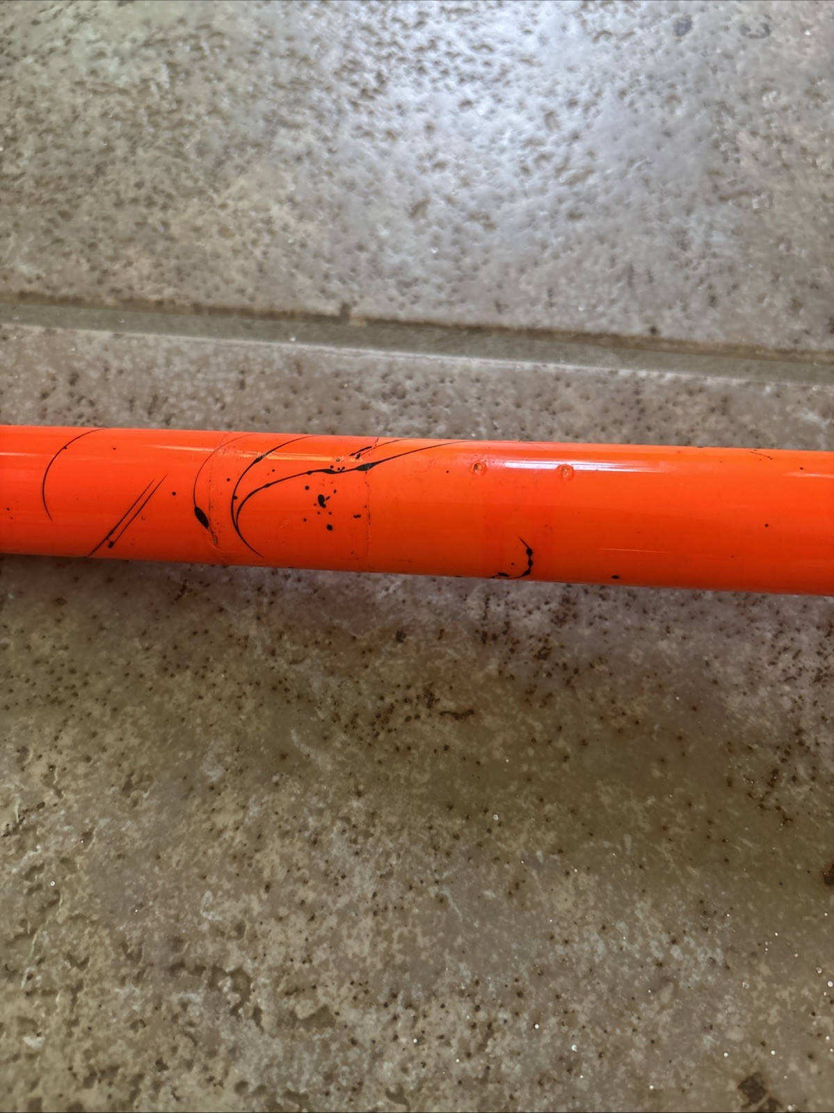 Grove Innovations Orange Splatter One Piece Bar Quill Stem 24” 22.2 High Rise