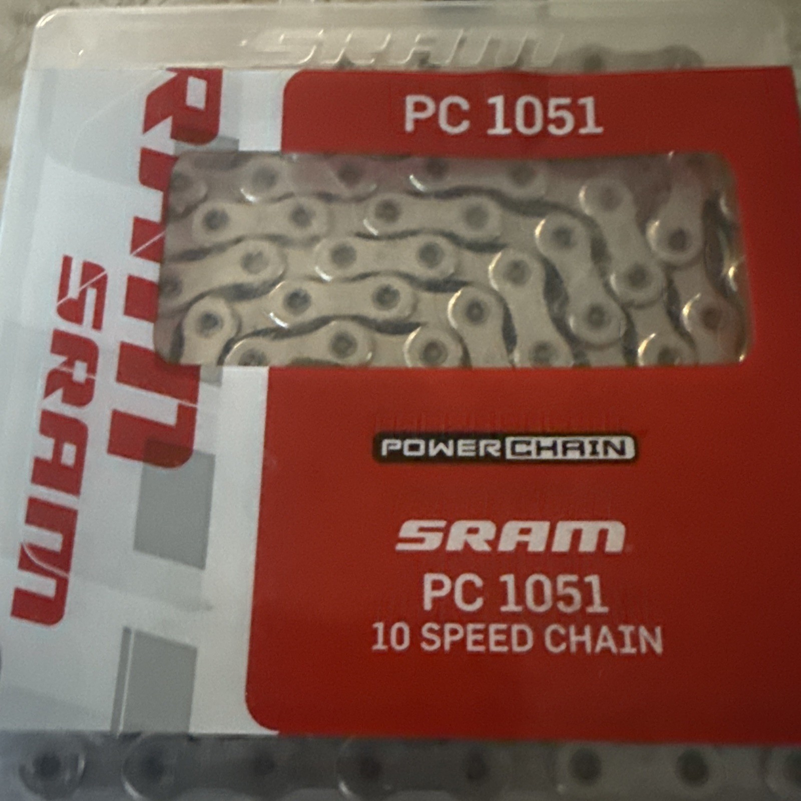 SRAM PC-1051 Chain – 10-Speed, 114 Links, Silver NOS NIB