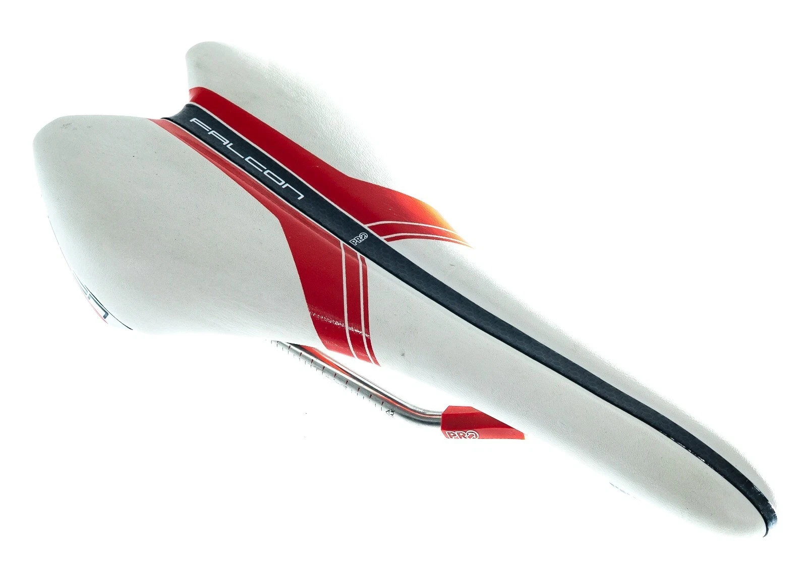 PRO Falcon Ti Rails Road & Gravel, MTB Bike Saddle 132mm 7 x 7mm White NEW