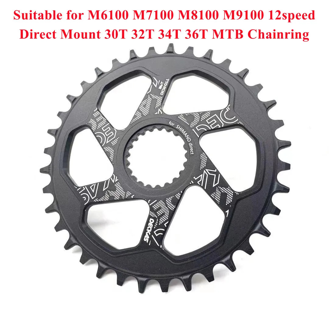 DECKAS 12 Speed Direct Mount Chainring 30T-38T for Shimano M9100 M8100 M7100