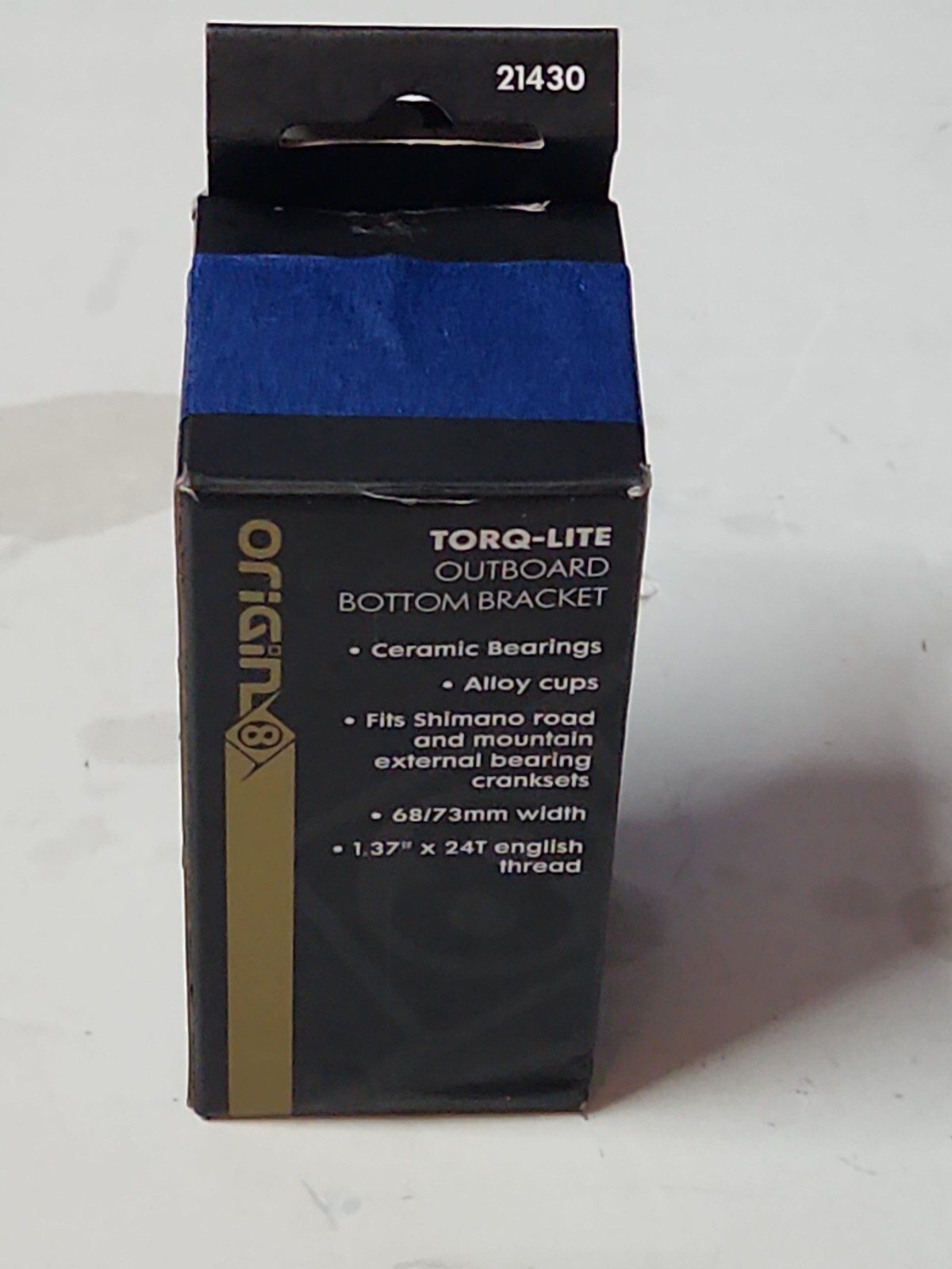 Origin-8 Torq Lite Outboard Bb Set Or8 L&r Ceramc Cup Srm Rd/mt Engbk/gy