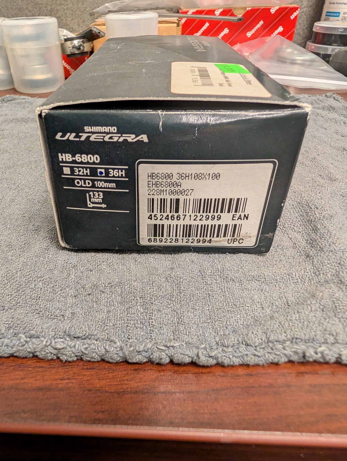Shimano Ultegra HB-6800 Front Hub 36 Hole Gray
