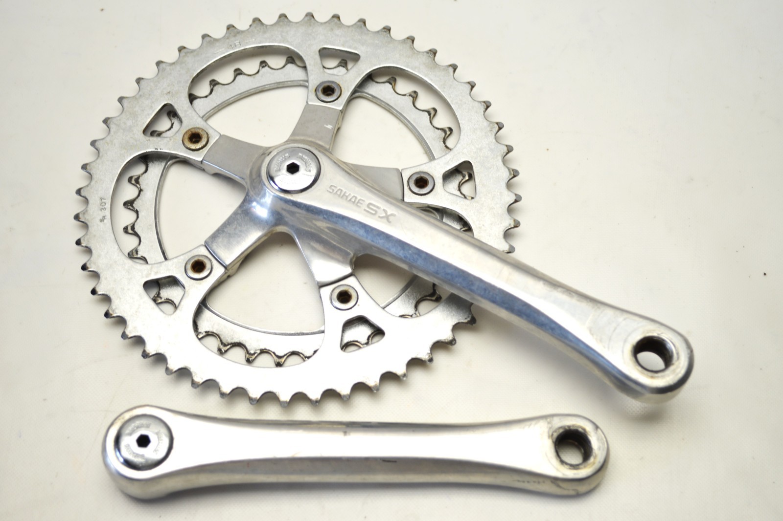 SR SAKAE SX ROAD BICYCLE 170 MM 48/39 TOOTH JIS 110 BCD CRANKSET 9/16″X 20 TPI