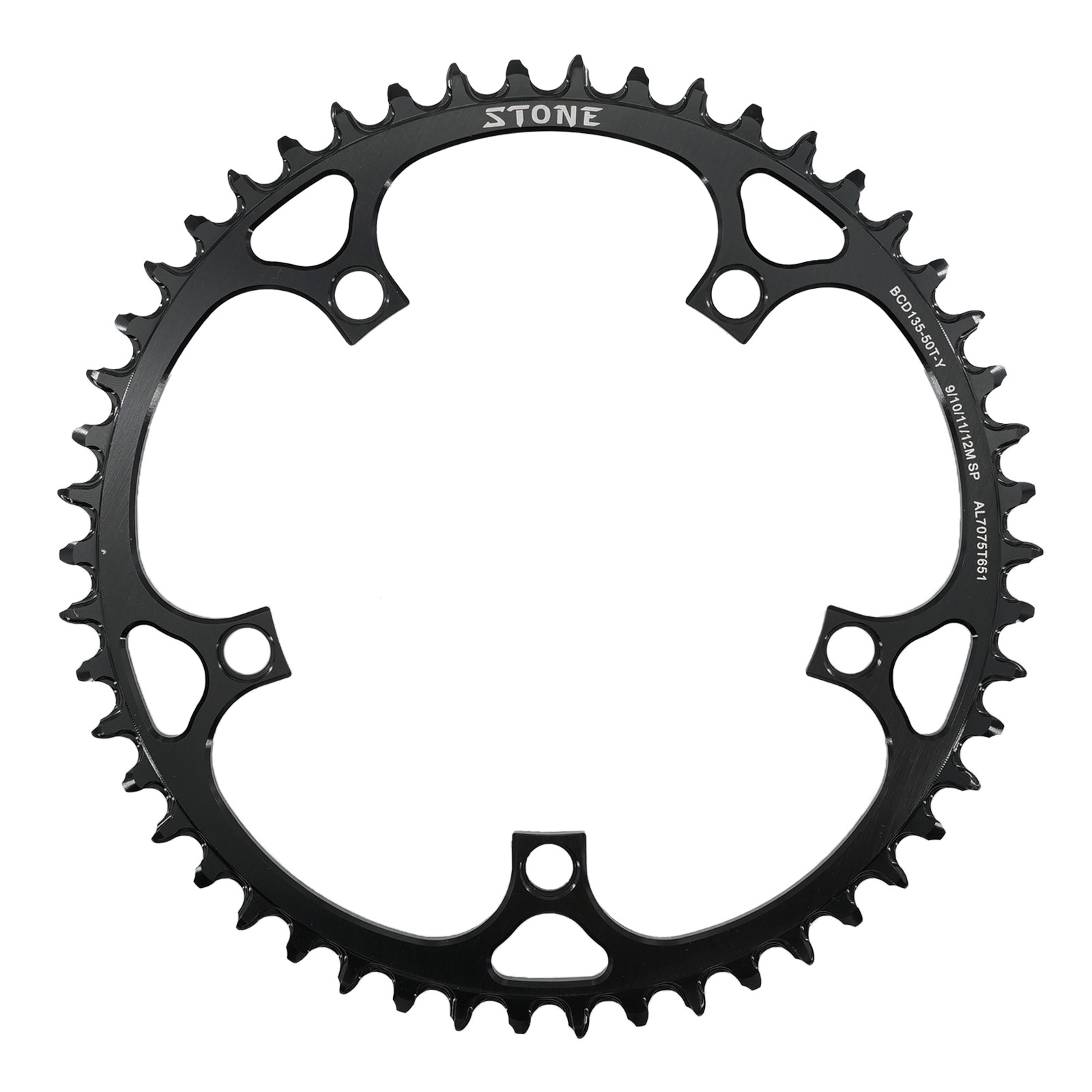 Stone 135BCD Chainring Round Narrow Wide 42t to 60T Road MTB Bike for campagnolo