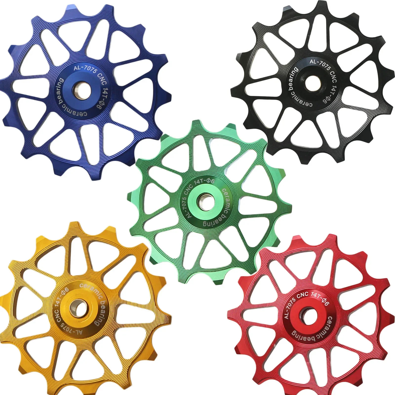 12T 14T 16T Ceramic Derailleur Pulley Jockey Wheel MTB Road Bike Parts