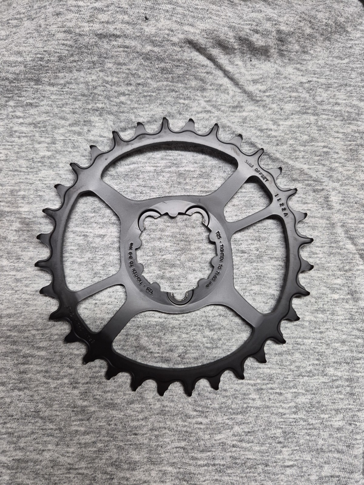 SRAM Eagle X-Sync 2 32T Direct Mount Chainring 3mm Offset Black