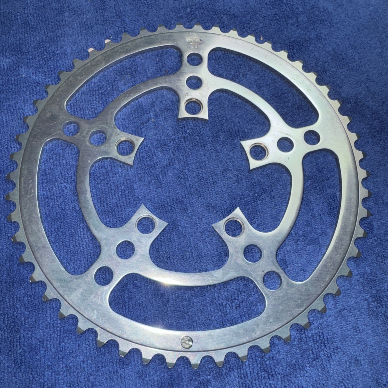 VNTG STRONGLIGHT ALY CHAINRING 86 BCD X 53T SIL FOR MODELS 80.99,100 NEW W/O PKG