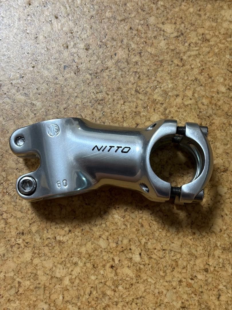 NITTO NJ-89 60mm NJS Stem Silver 25.4 Nitto Good Condition