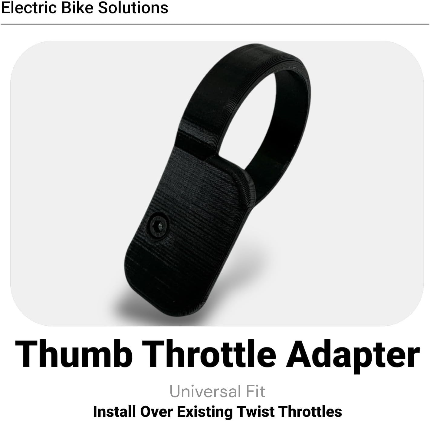 Thumb Throttle Adapter for E-Bikes – Easily Convert Your Twist Throttle to Thumb