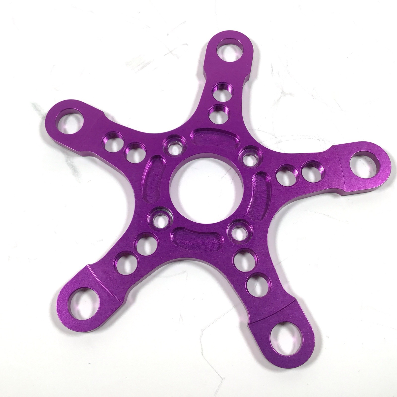 Adventure Components AC Crank Spider 5-Bolt 74/110mm 3DV Purple NOS Vintage MTB