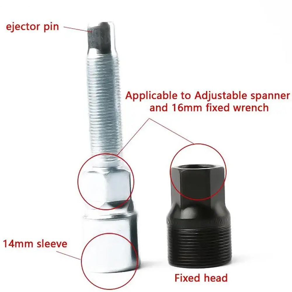 Bikes Crank Wheel Extractor Bottom Bracket Cycling Crankset Pedal Remover Tool