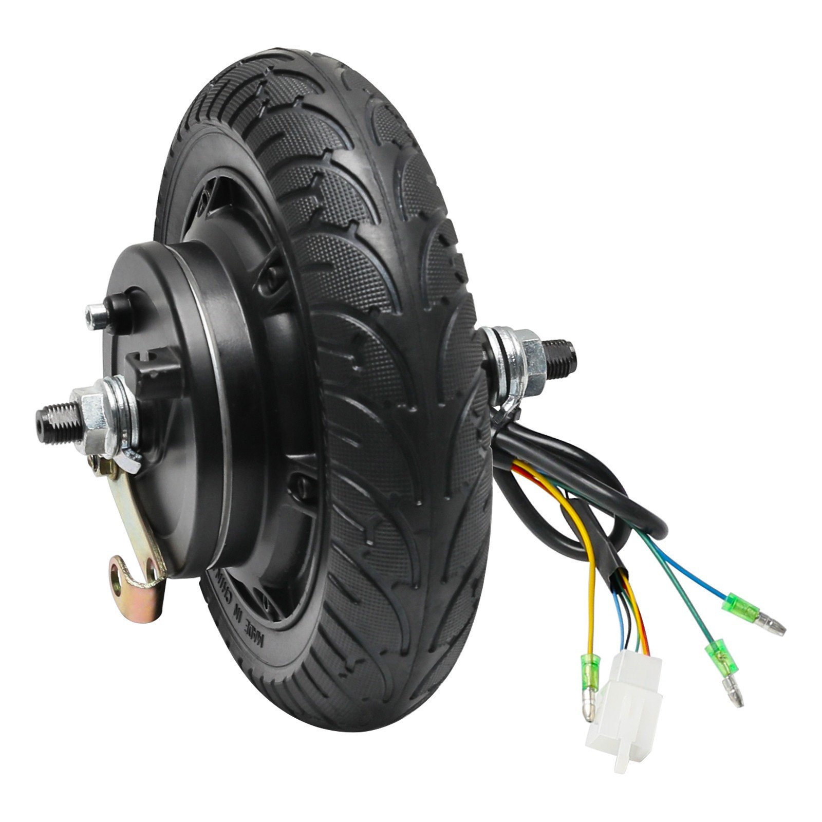 8″ Electric Wheelbarrow Wheel Motor 24V 350W Brushess Motor for Bicycle Scooter