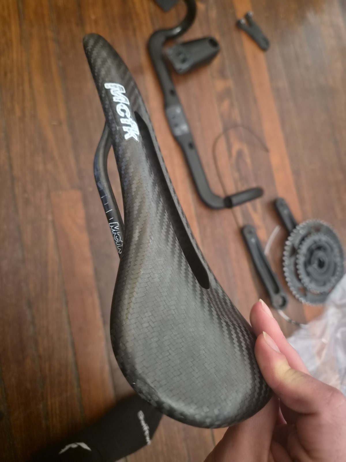 Mcfk Open Full Carbon Saddle 140mm
